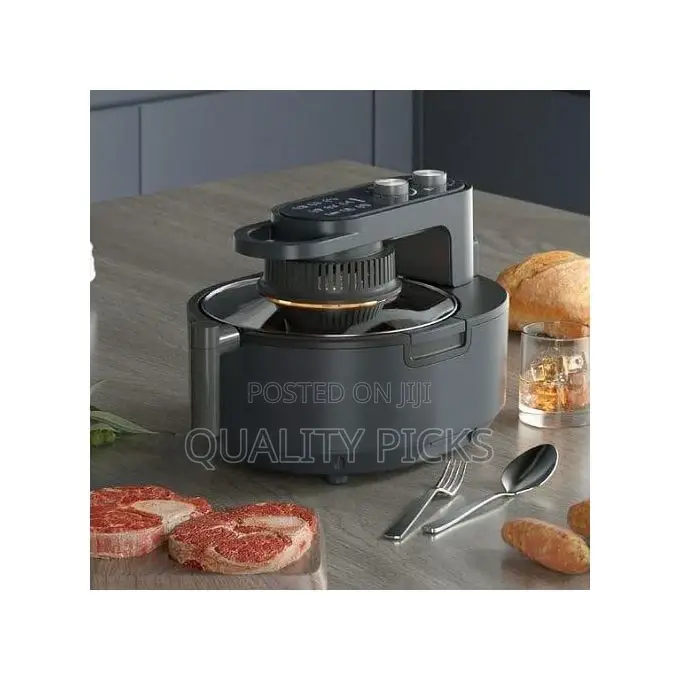 Silver Crest 10L Large Capacity Air Fryer Grill- Black