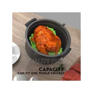 Silver Crest 10L Large Capacity Air Fryer Grill- Black
