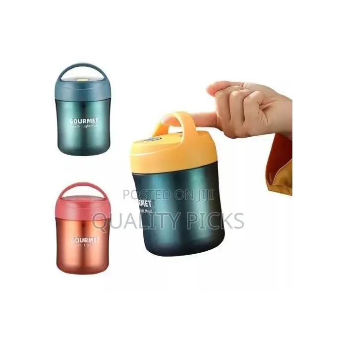Gourmet Plastic Insulated Lunch Box Thermal Food Flask