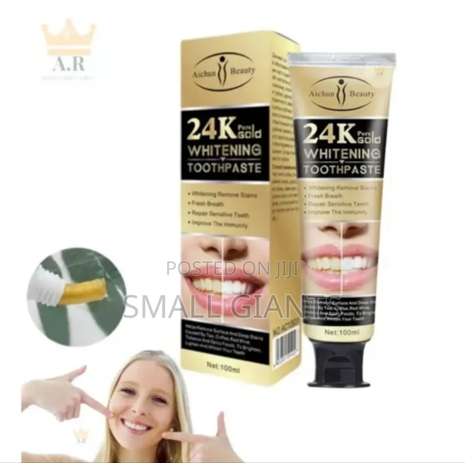  Pure Gold Whitening Toothpaste