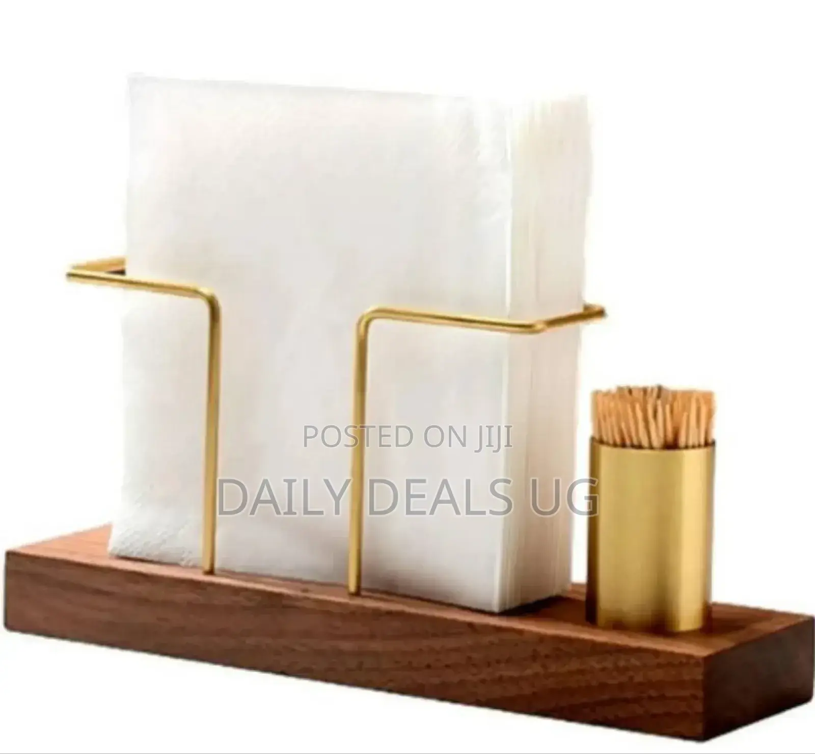 Portable Wooden Tissue Holder