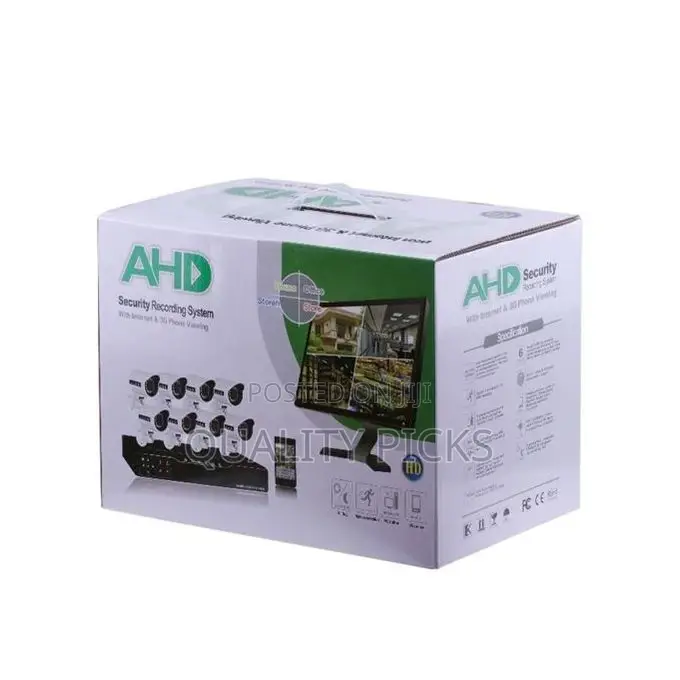 AHD 8-Channel Home Recording CCTV Security System