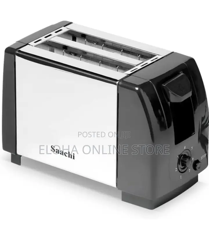 26 Saachi 2-Slice Toaster, Black, NL-TO-4567