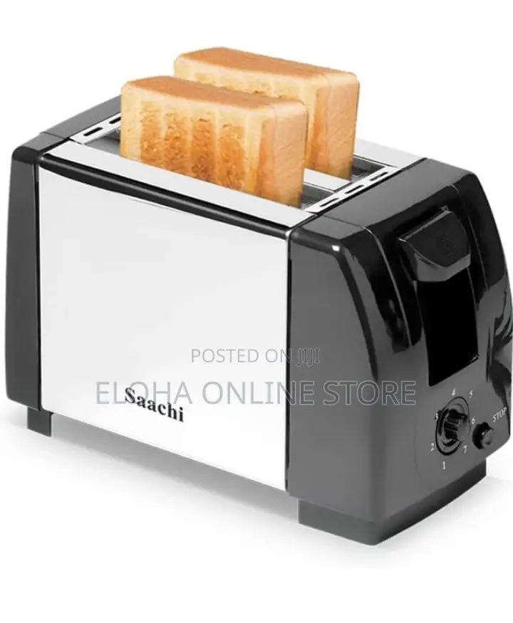 26 Saachi 2-Slice Toaster, Black, NL-TO-4567