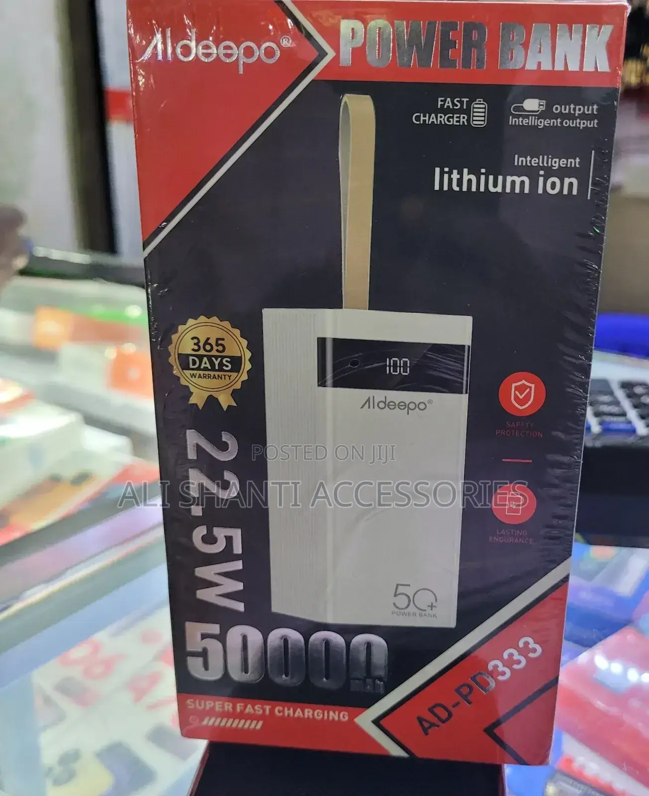 Super Fast-Charging Powerbank 22.5W Aldeepo 50000mah
