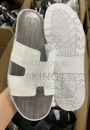 Leather White Casual Sandals