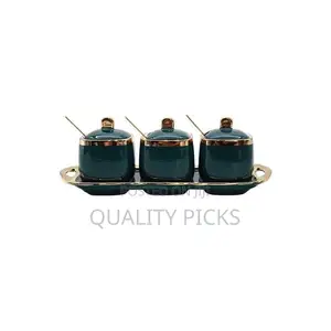 3 Piece Sugar Bowl, Coffee,Tea Canister Storage Containers