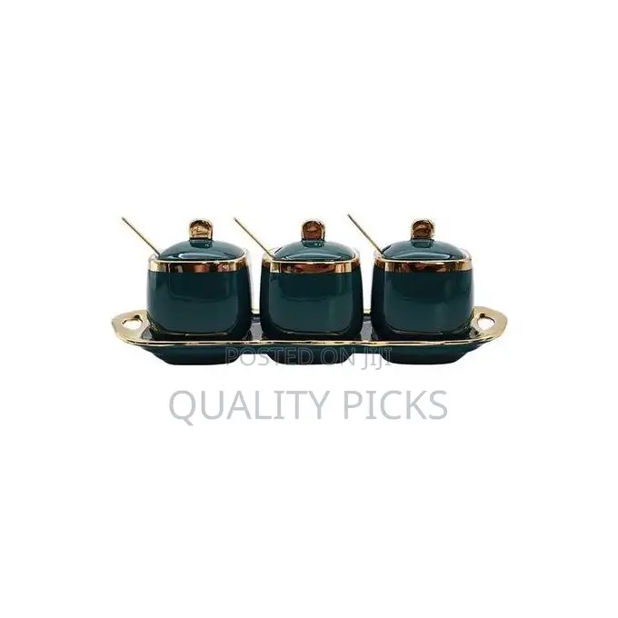 3 Piece Sugar Bowl, Coffee,Tea Canister Storage Containers