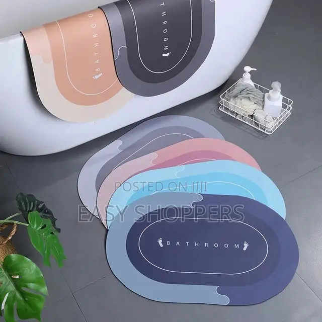 Super Absorbent Bathroom Mat Quick Drying Non-Slip