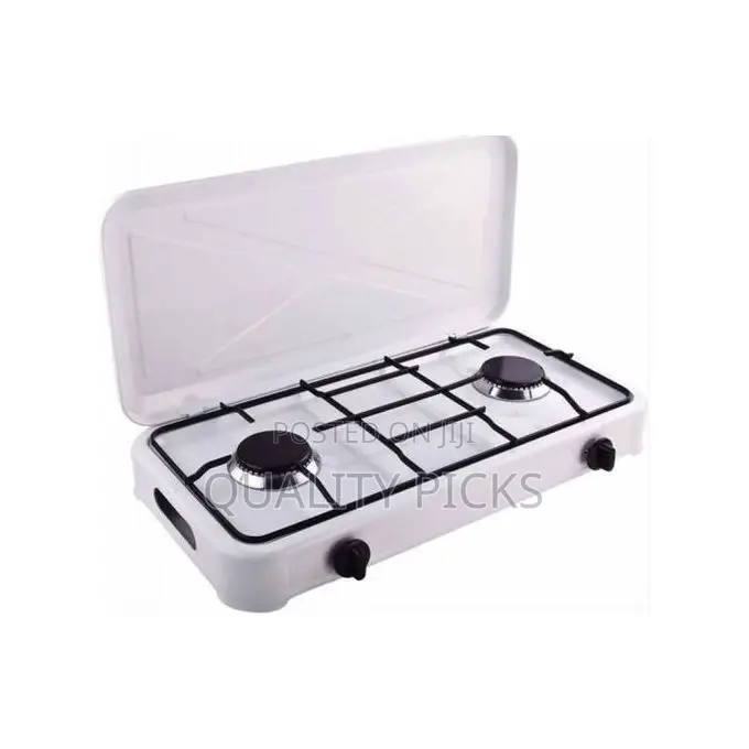 Starlux 2 Burner Gas Cooking Stove - White