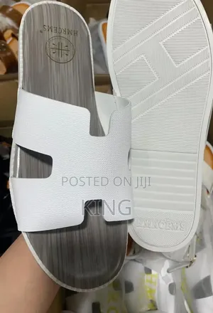 Miltos White Leather Sandals