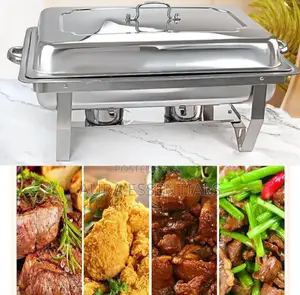 Stainless Steel Double Chaffing Dish 11L