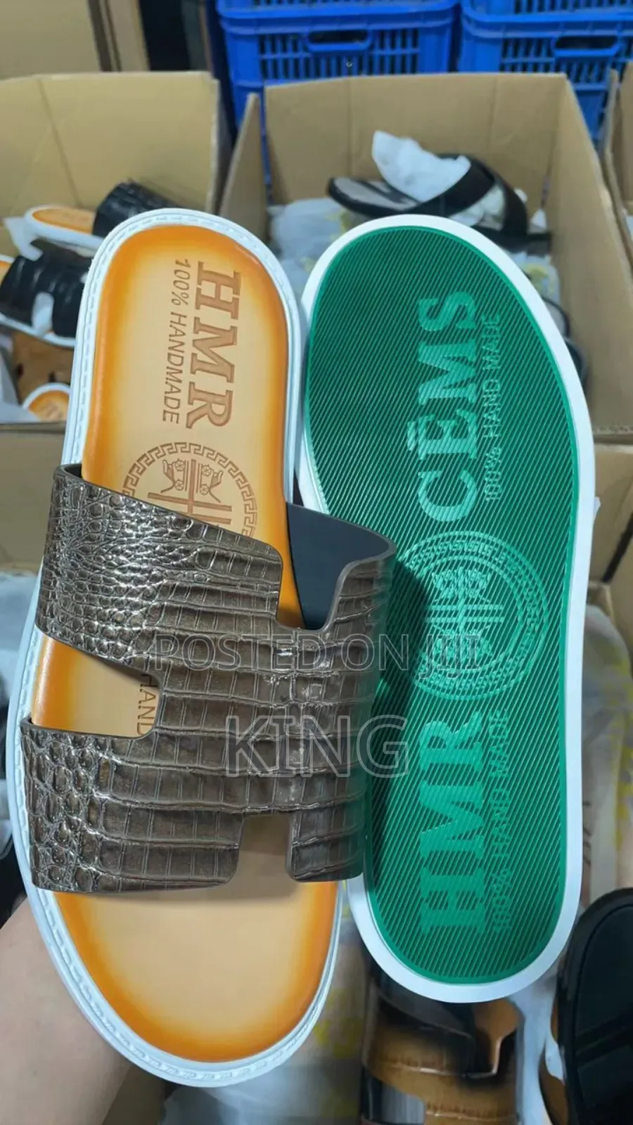 Menelos Leather Sandals