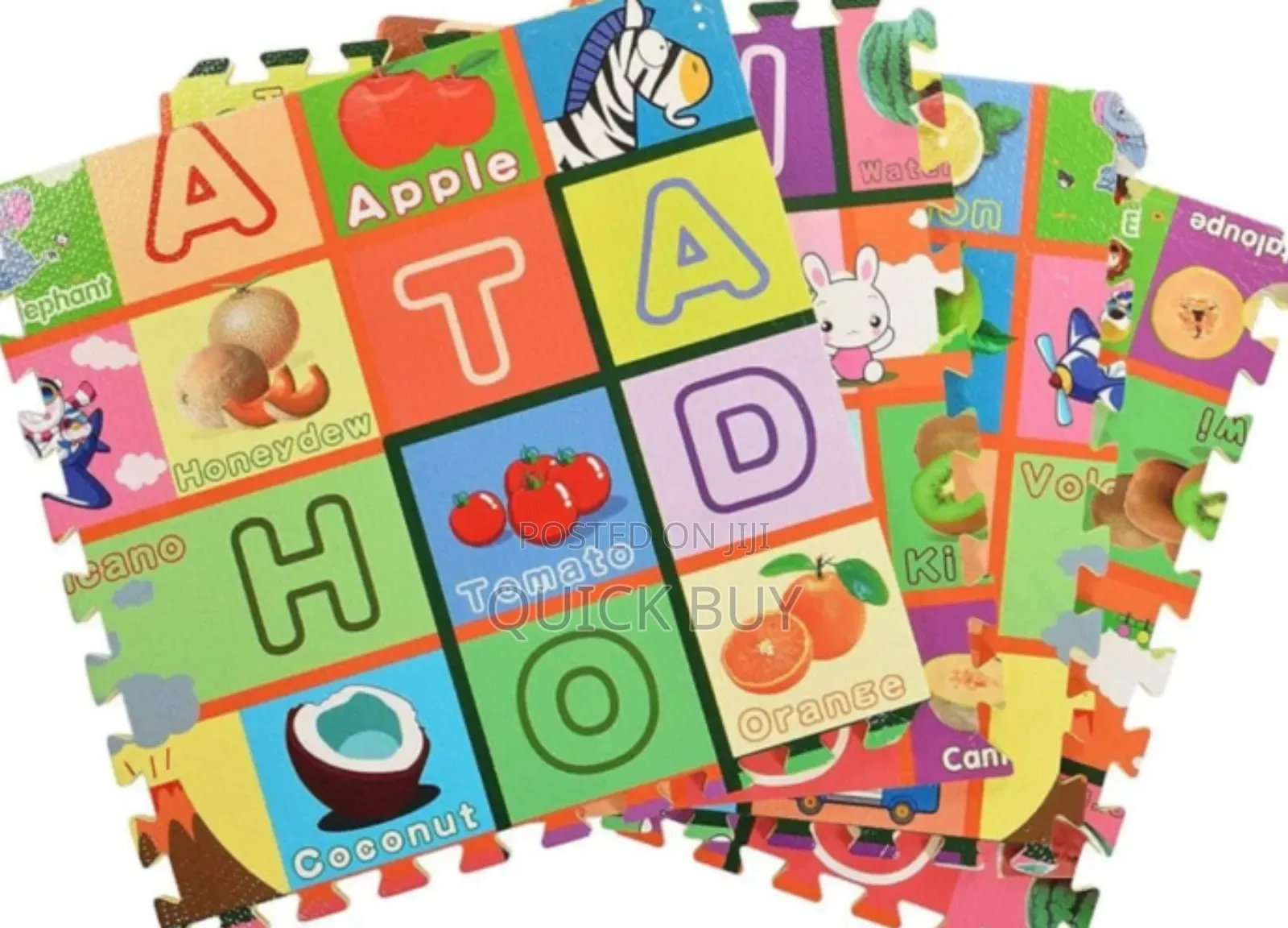 Creative IRIS Interlocking ABC Puzzle Mats 2ft×2ft/4 PCS