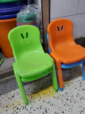 Nursery Plastic Kids Chairs Armless