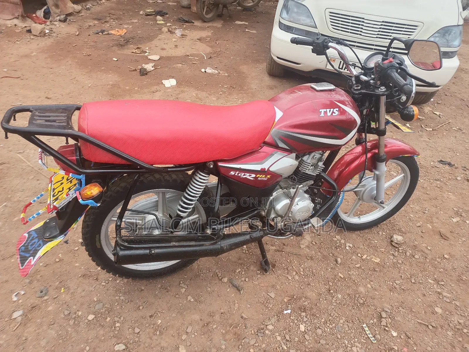 TVS HLX 125 2022 Red