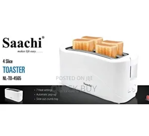 The Original Authentic Saachi 4 Slice Toaster
