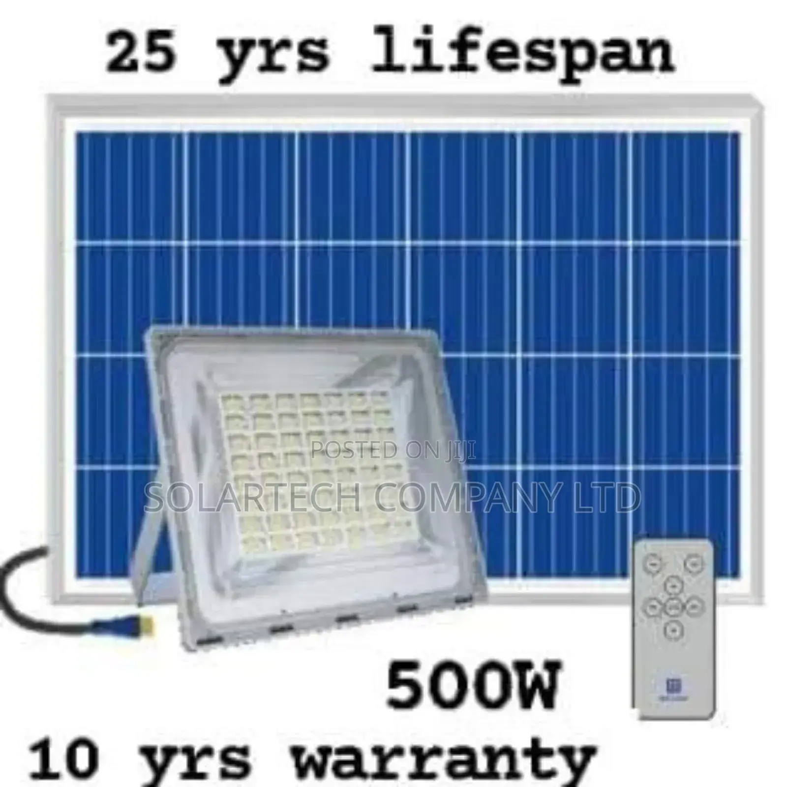 5.0 Blue Carbon Solar Flood Lights Em.