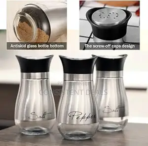 Salt and Pepper Shaker Jars