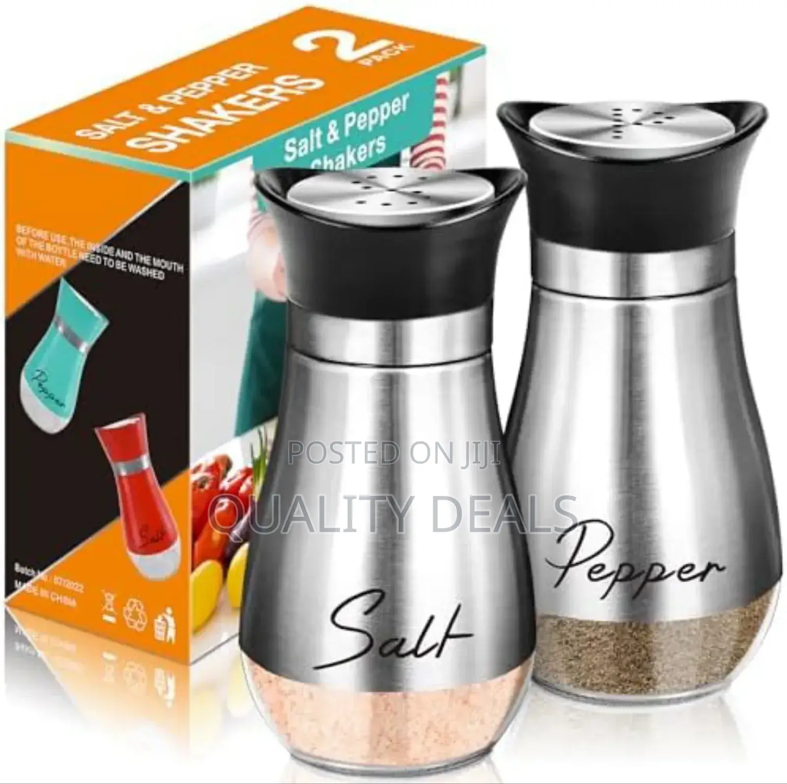 Salt and Pepper Silver Table Shakers