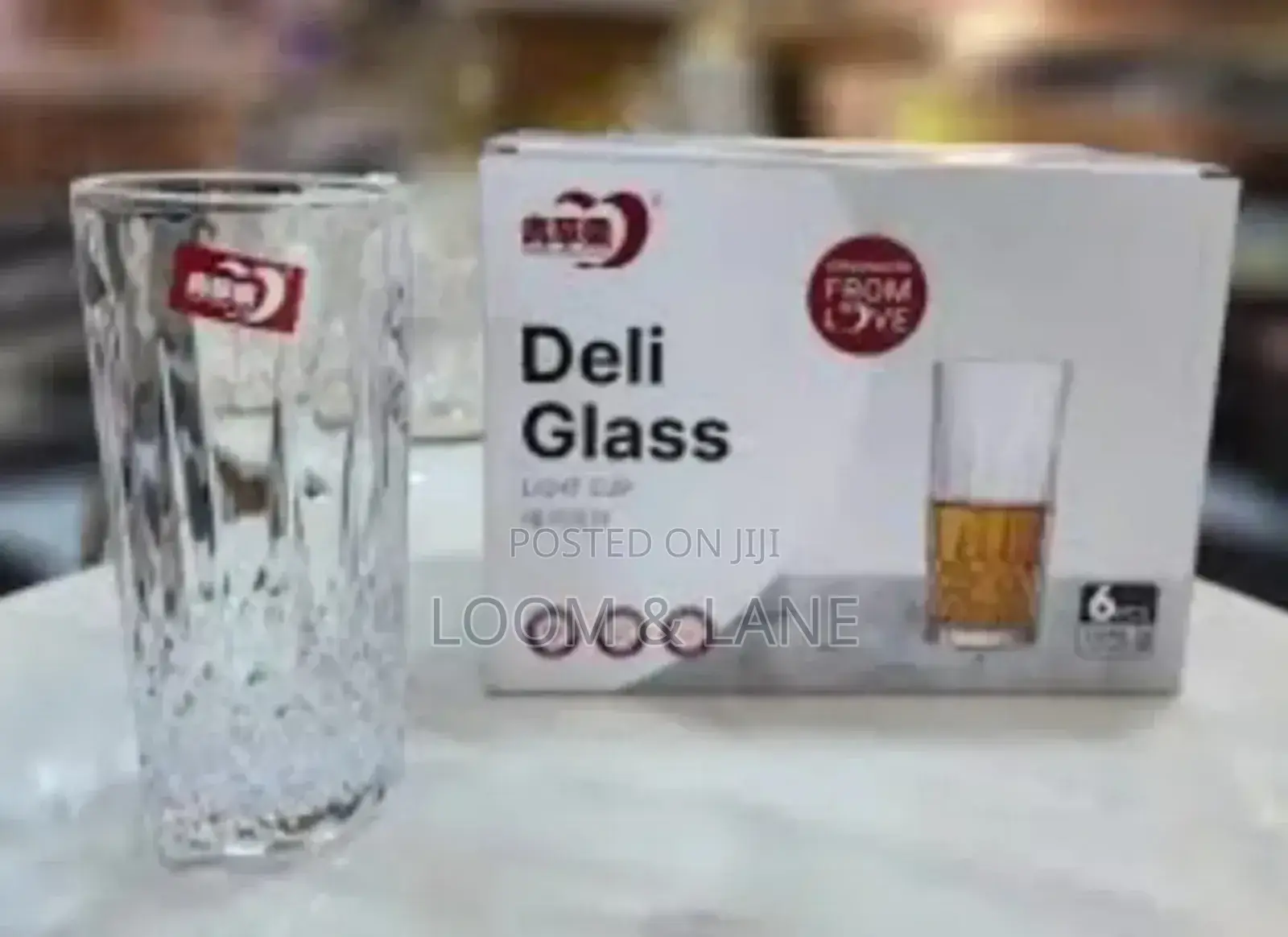 6pcs Elegant Deli Glasses