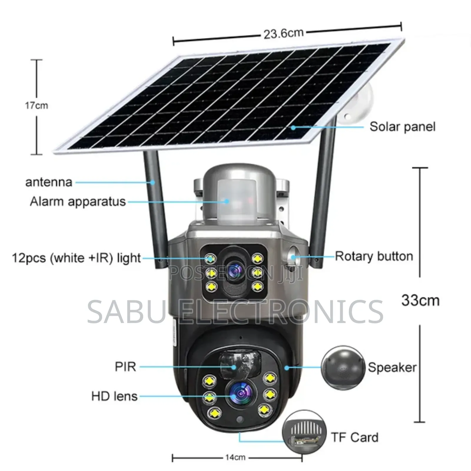 Solar Security Surveillance Camera- 4g Smart- Eseecloud