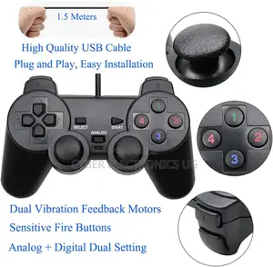 Usb Wired Game Controller for Windows Pc Gamepad for Desktop