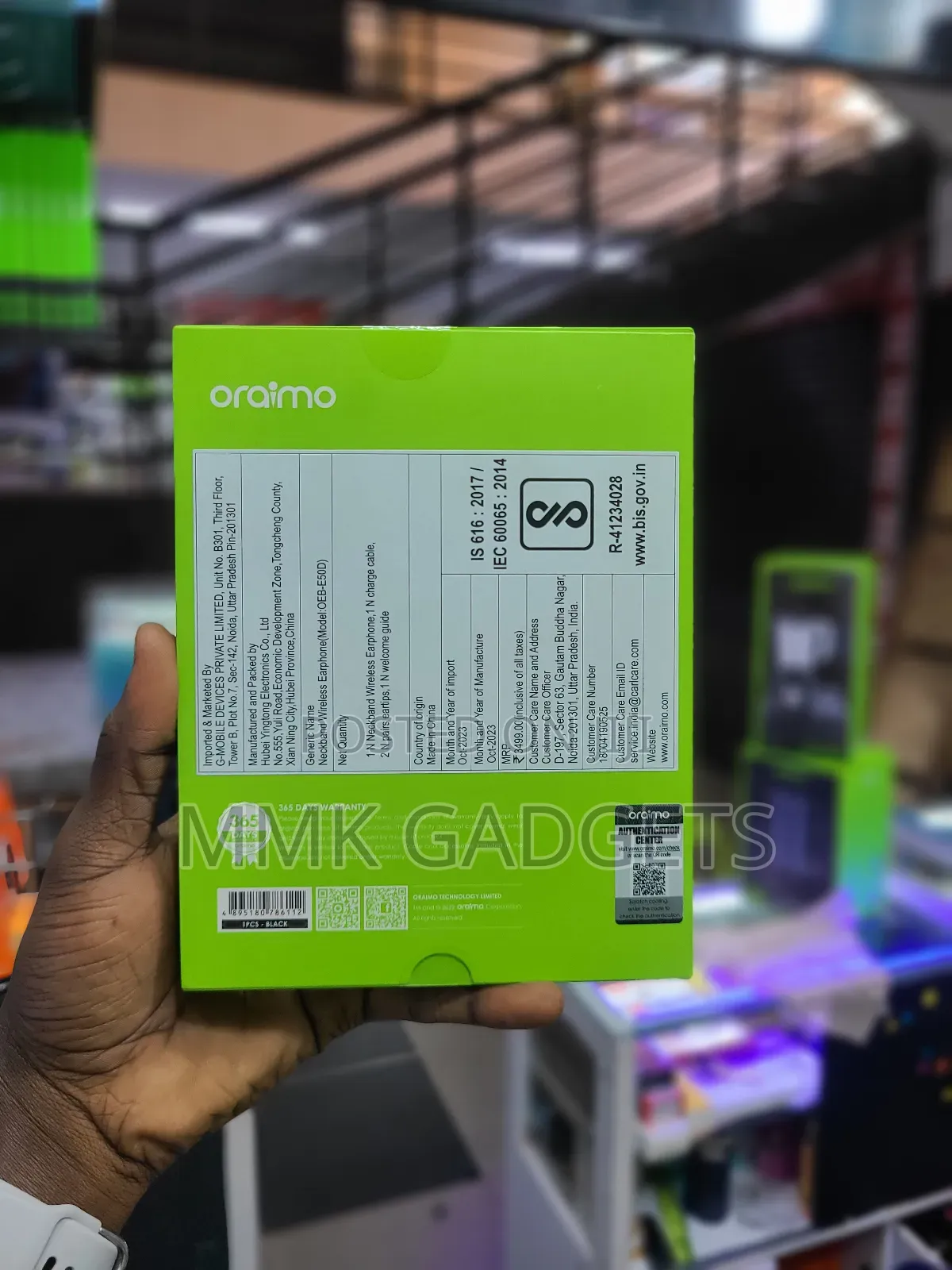 Oraimo Necklace 4 Neckband