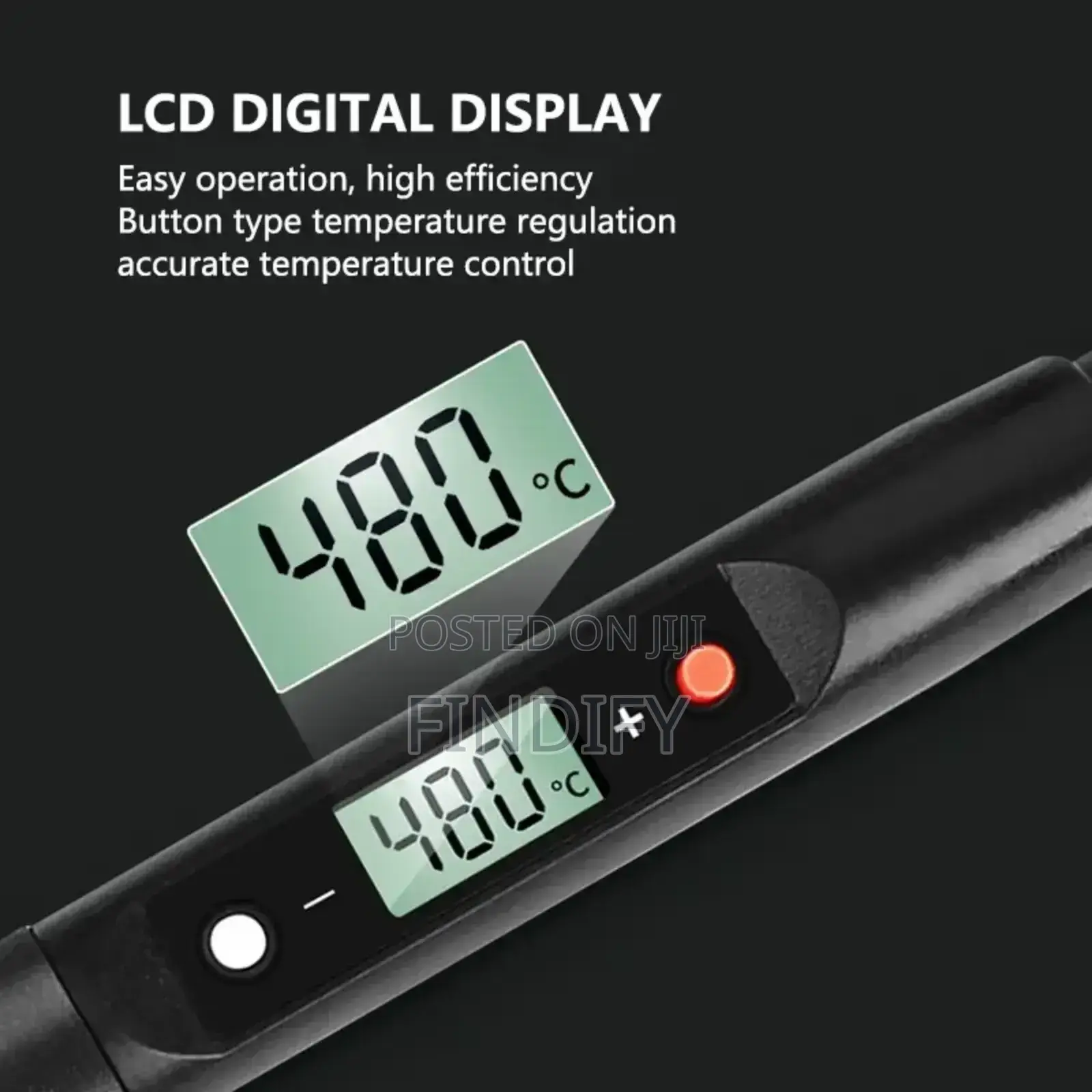 LCD Digital Display Temperature Adjustable Soldering Iron