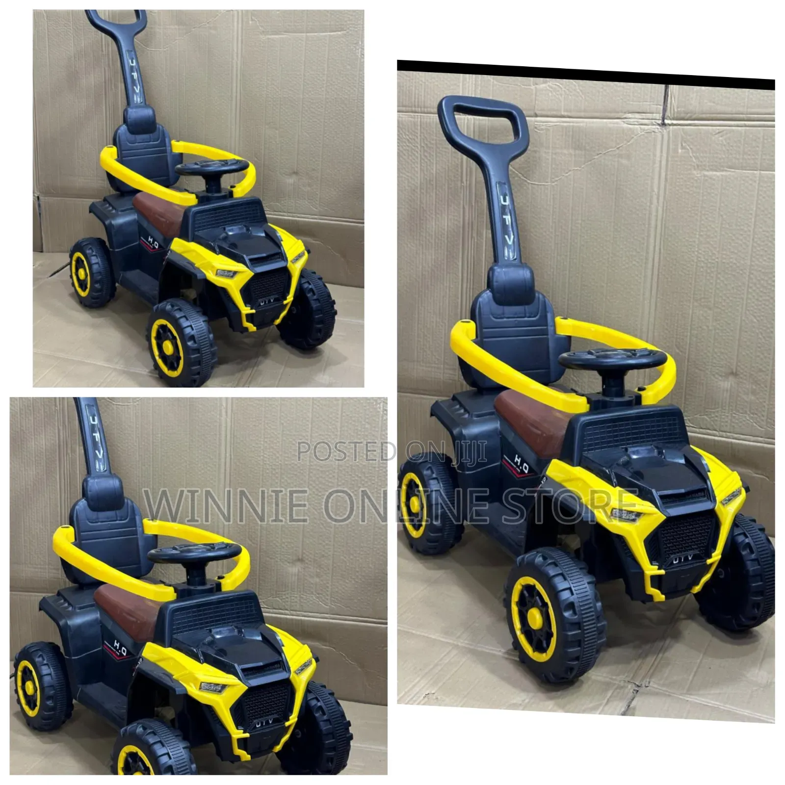 Kids Push Car With Handle