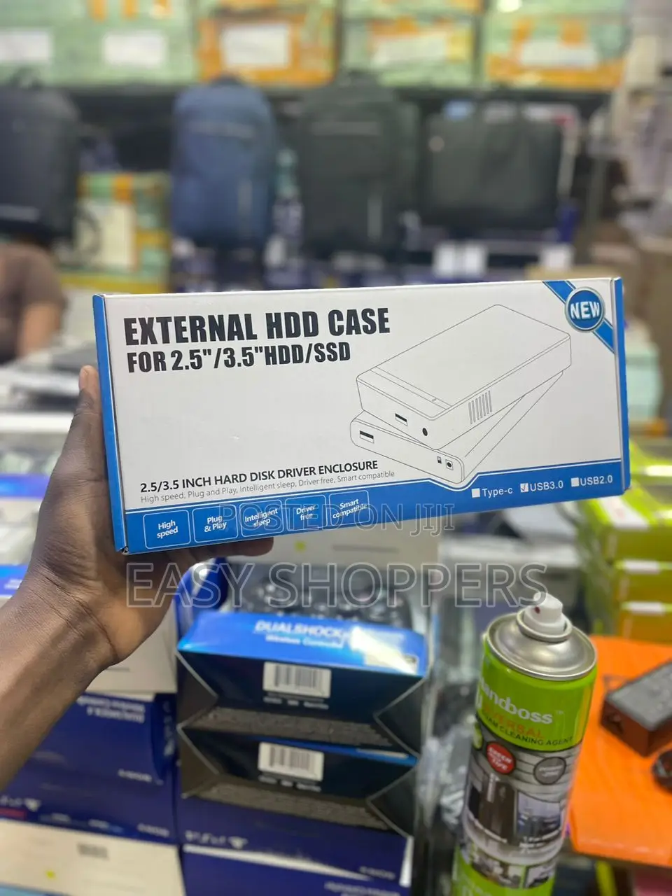 External HDD Case for 2.5"/3.5"Hdd/SSD