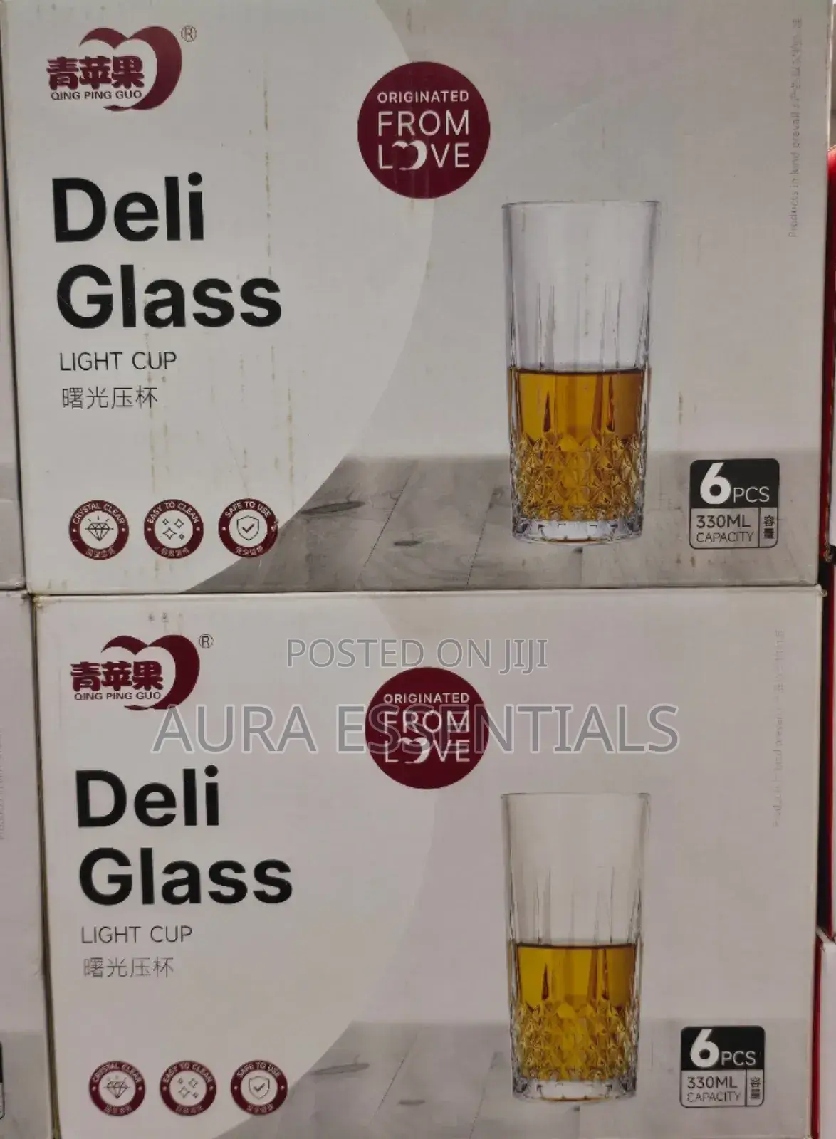 DELI Soga Glass Set of 6pcs