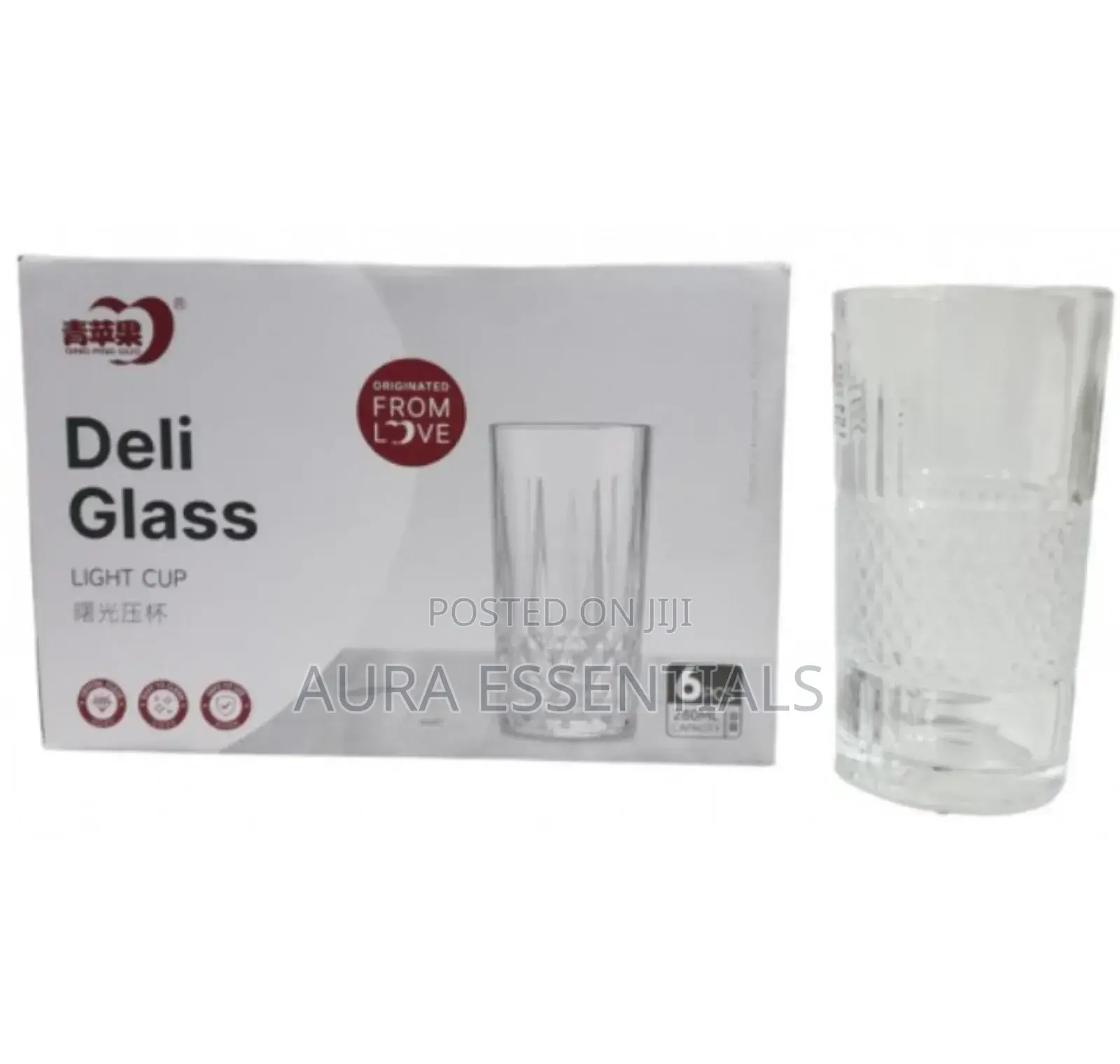 DELI Soga Glass Set of 6pcs