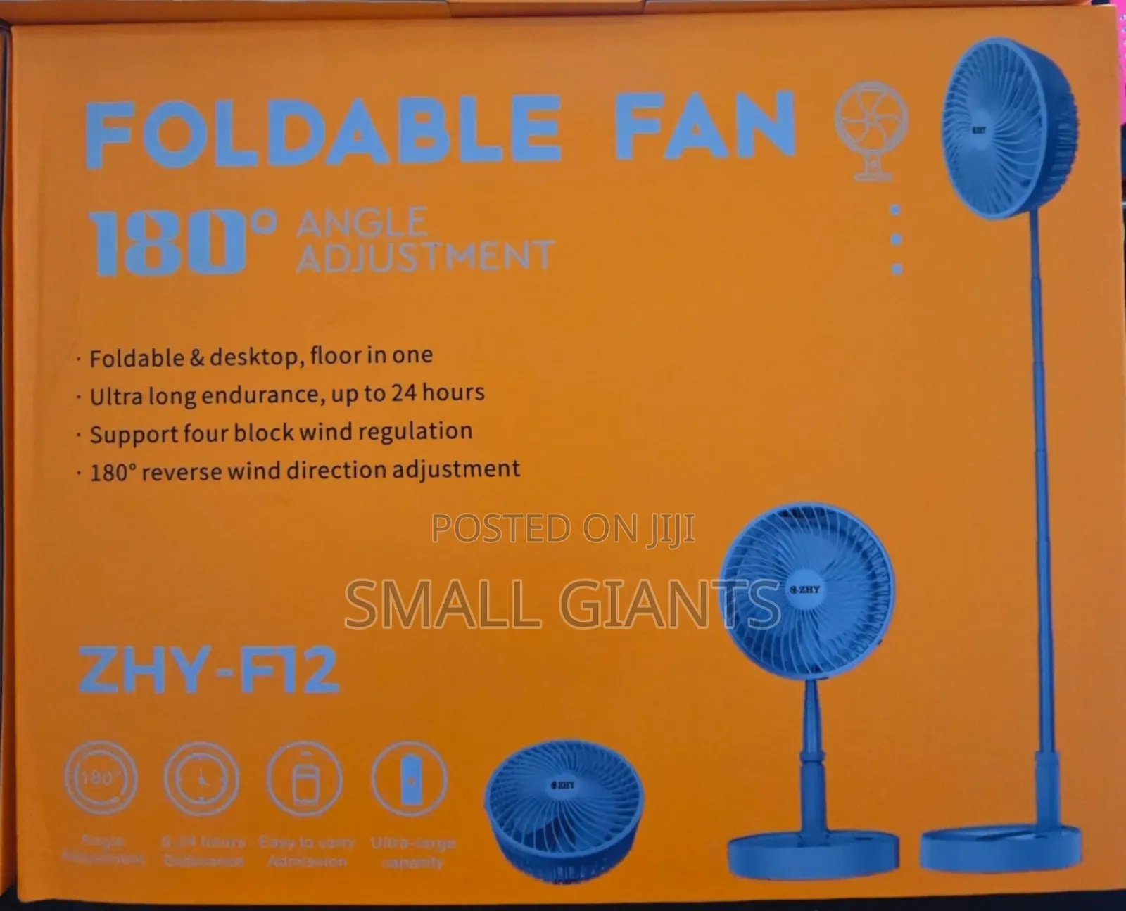 ZHY- F12 Foldable Fan