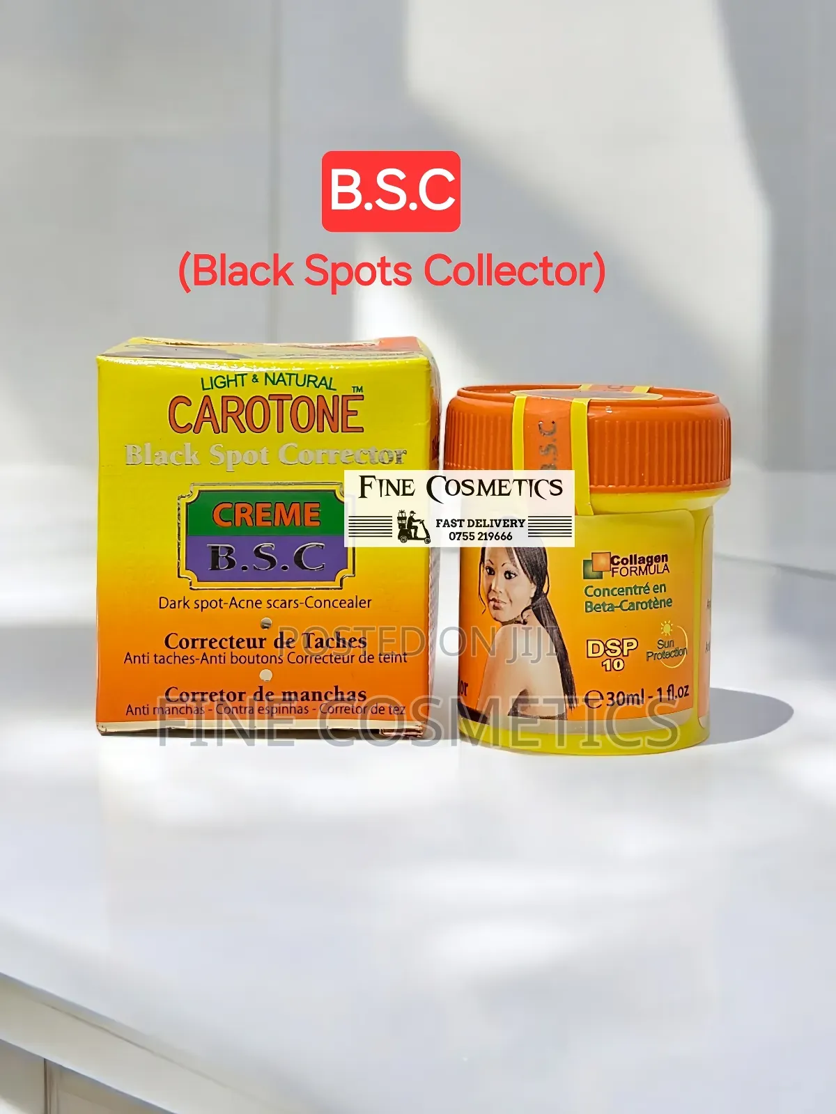 ORIGINAL CAROTONE Set of Lotion, Cream, Oil, Soap and Serum