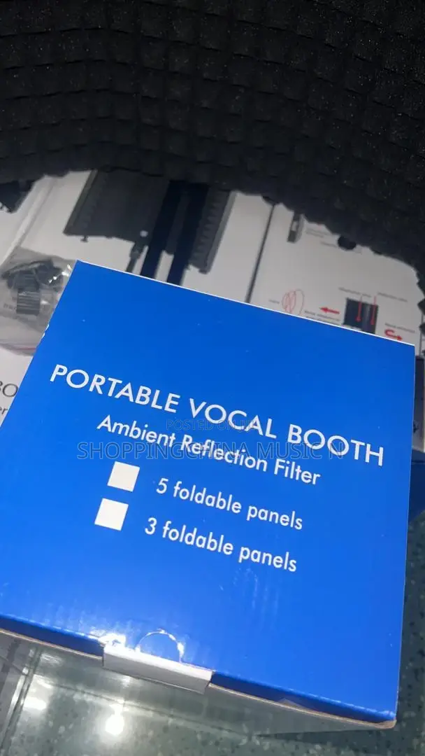Recording Booth Microphone Isolation Shield