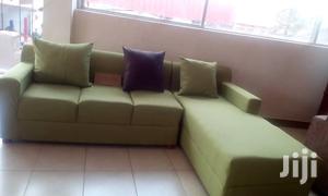 Lshape Fabric Sofa Set