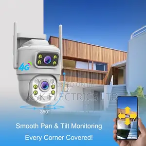 6 Mgpixels V380 Pro 4G Sim Card IP Camera Dual Lens Wireless