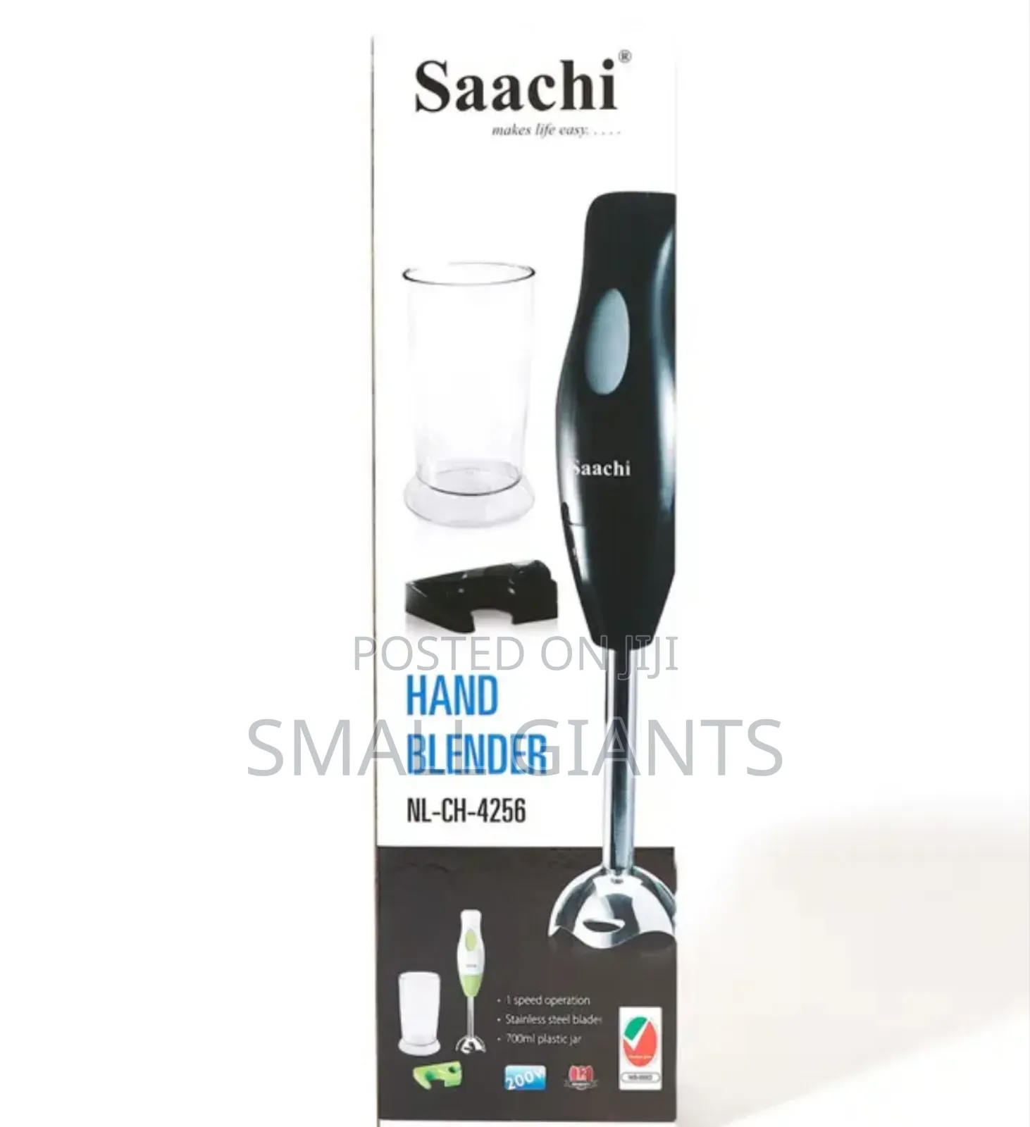 Saachi NL-CH-4256 200watts Hand Blender 700ml – Black