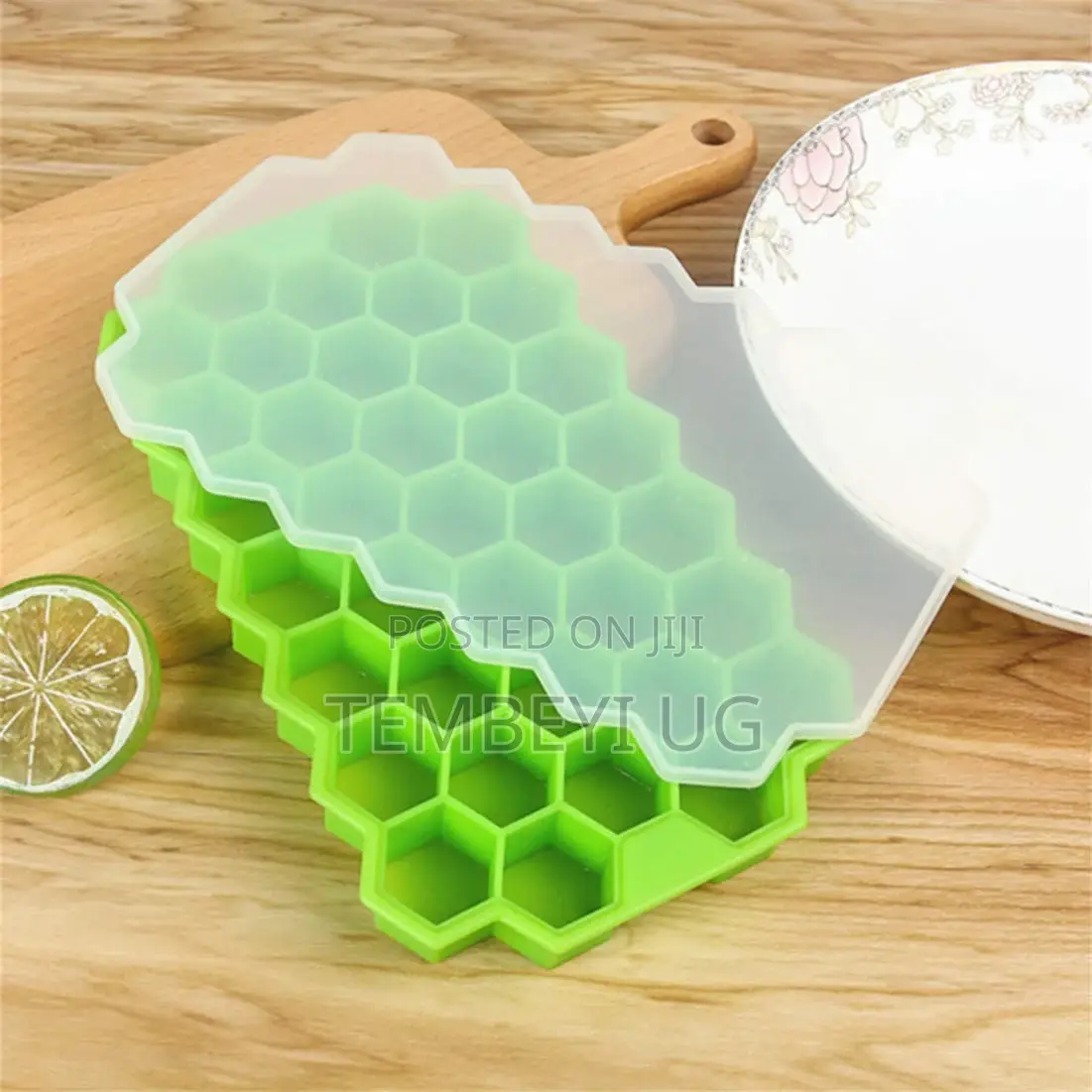 Flexible Honeycomb Silicone Ice Cube Tray