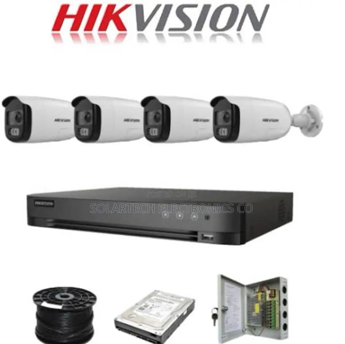 4 Channel CCTV Camera Kit/ Free Installation.