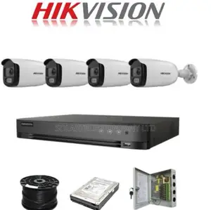 4 Channel CCTV Camera Kit/ Free Installation.