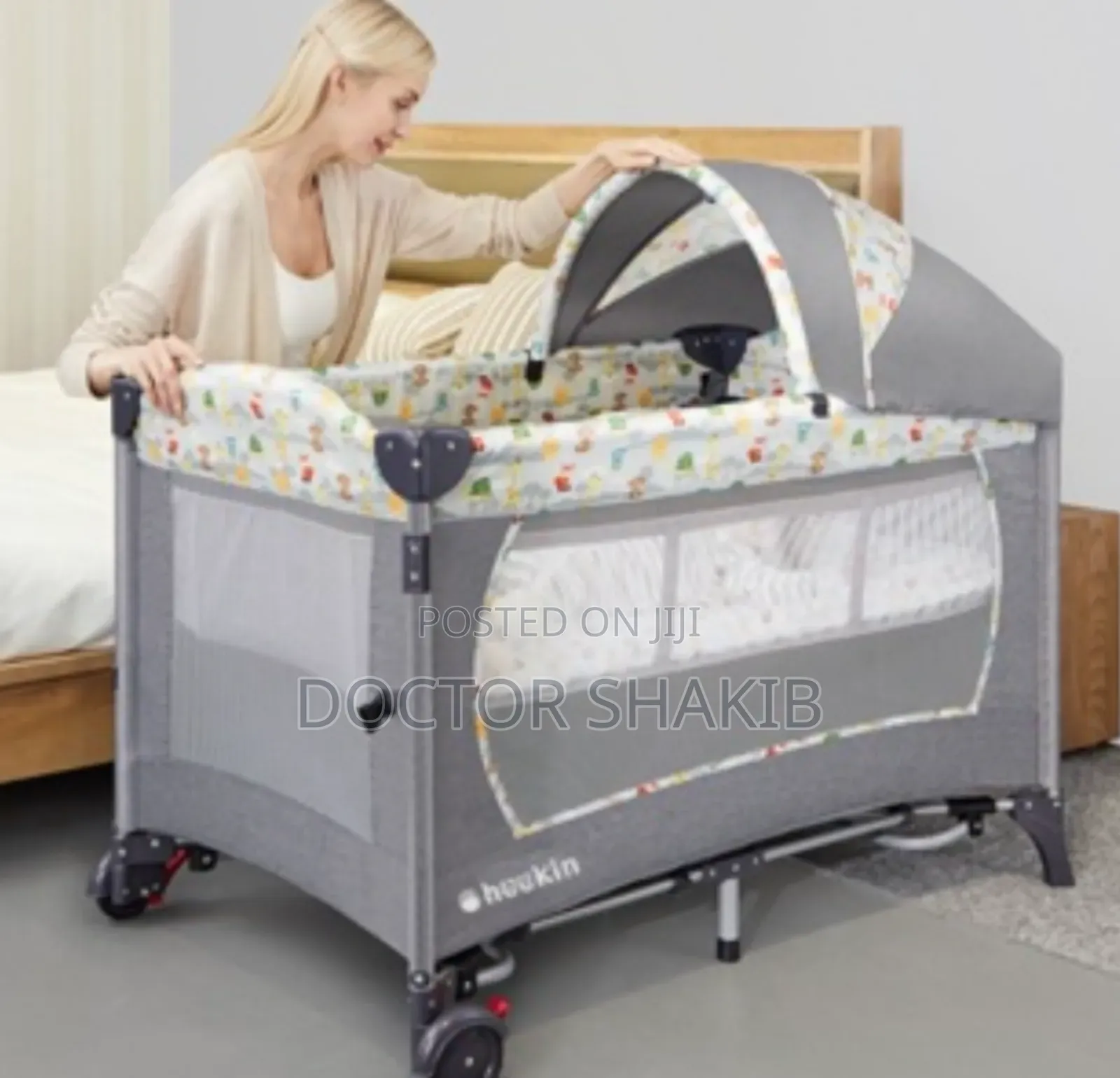 New Standard 5-in-1 Baby Portable Crib