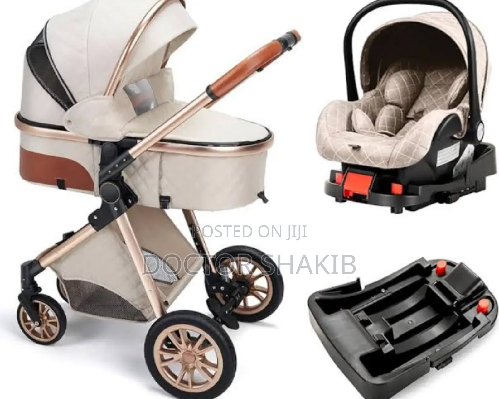 Kidilo V8-C New 3-in-1 Baby Travel Stroller