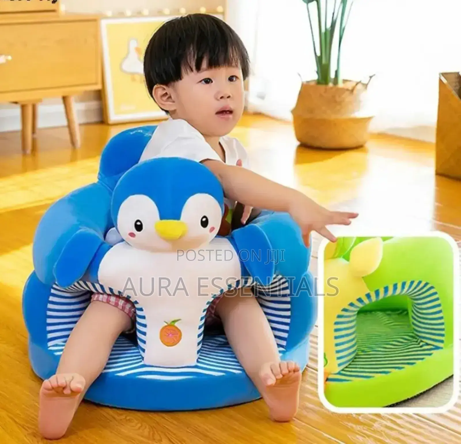 Baby Supportive Cute Plush Sofa Cover