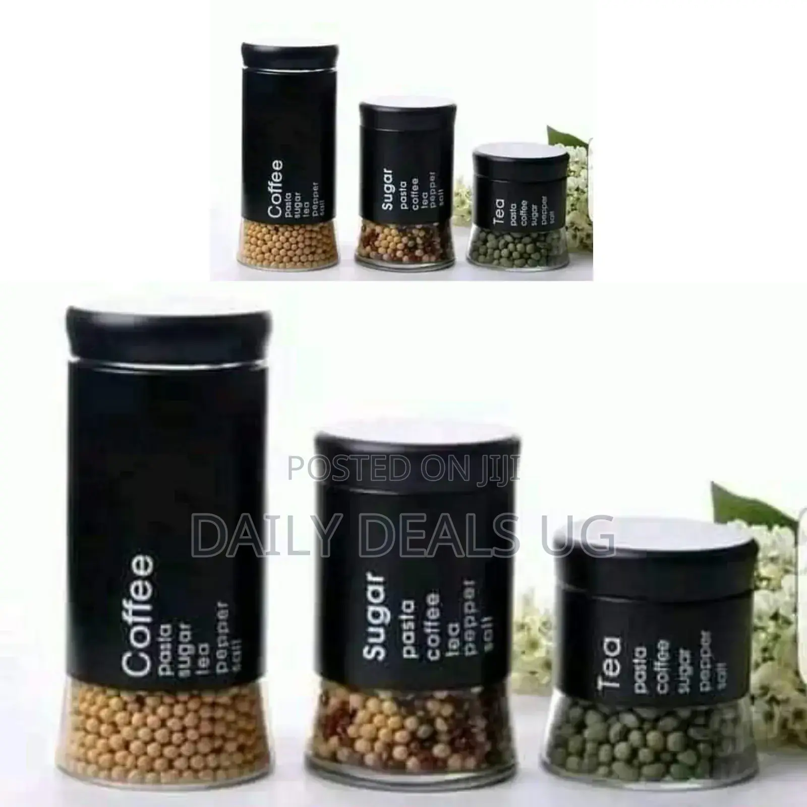 3 PCS Sugar Bowl Set