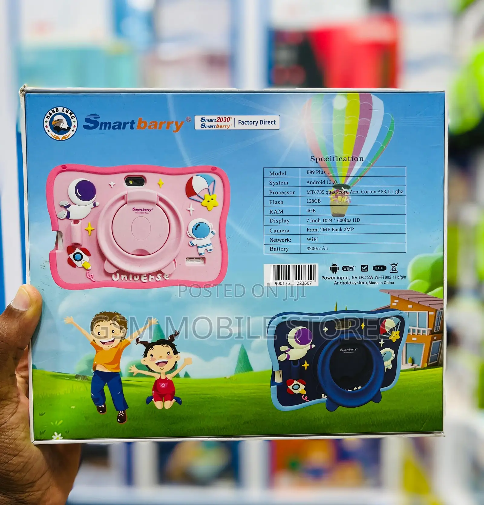 New Smartbarry B89plus 128gb ROM 4gb RAM Kidslearning Tablet