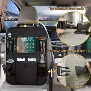 Car Storage Bag Seat Back Organizer Travel Mini Table Tray