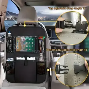 Car Storage Bag Seat Back Organizer Travel Mini Table Tray