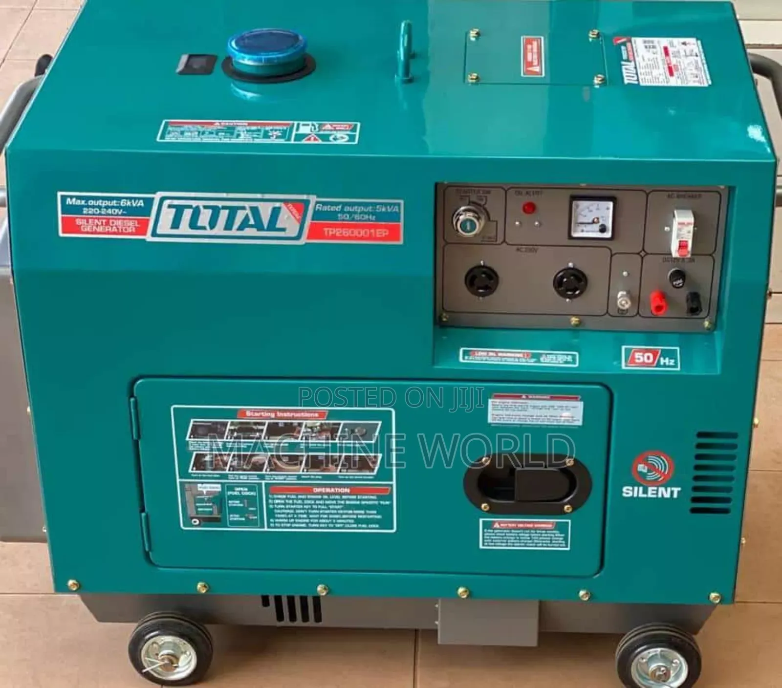6kva Total Generator Silent DIESEL